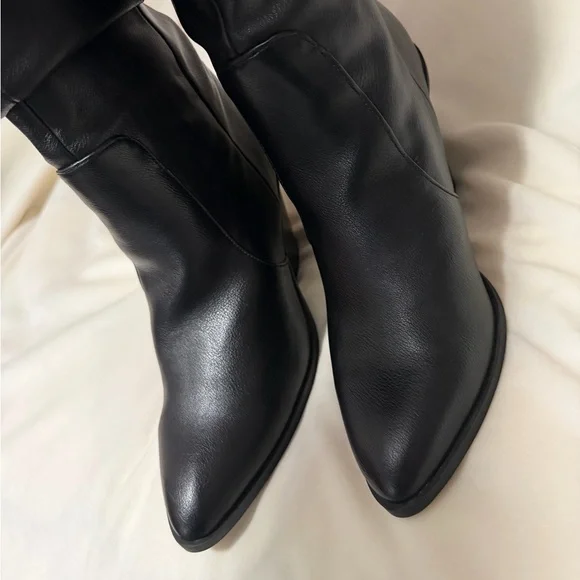 Dolce Vida Numbra Ruched Black Boots Women’s 8.5 NEW - Picture 5 of 8
